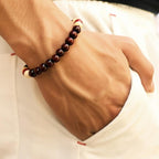 Lava Stone Men Wrist  Bracelet Natural Moonstone Bead Tibetan  Chakra Diffuser Bracelets For Men Jewelry Cool Gifts - SJB-DIAMOND ELITES