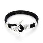 Modern Fashion Airplane Anchor Bracelets Men Charm Rope Chain Paracord Bracelet Women Male Air Force Style Wrap Metal Sport Hook Gift - SJB-DIAMOND ELITES