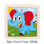 38 Style Cartoon Wooden Puzzle Children Animal/ Vehicle Toy For  2-6 Year Baby Early Educational Toys for Kids