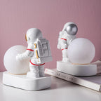 STEVVEX Astronaut Spaceman Moon Night Light Bedroom Bedside Desktop Creative Decoration Table Lamp Gift Light For Children Baby Kids - SJB-DIAMOND ELITES
