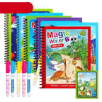 1pcs Magical Book Water Drawing Coloring Cartoons Books Doodle Pen Painting Drawing Board For Kids Toys Birthday Gift - SJB-DIAMOND ELITES