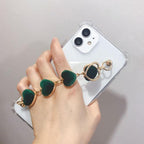 Cute Wrist Strap Butterfly Pendant Phone Case For iPhone 13 12 14Pro Max 8 7 Plus Cases For iPhone 11 Pro Max Elegant Butterfly Theme Transparent Soft Silicone Rubber Phone Case for iPhone Stevvex