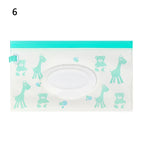 NEW Portable EVA Baby Wet Wipe Holder Case Reusable Refillable Wet Wipe Bag Tissue Box Snap-Strap Cosmetic Pouch Home Storage Lootquake LLC