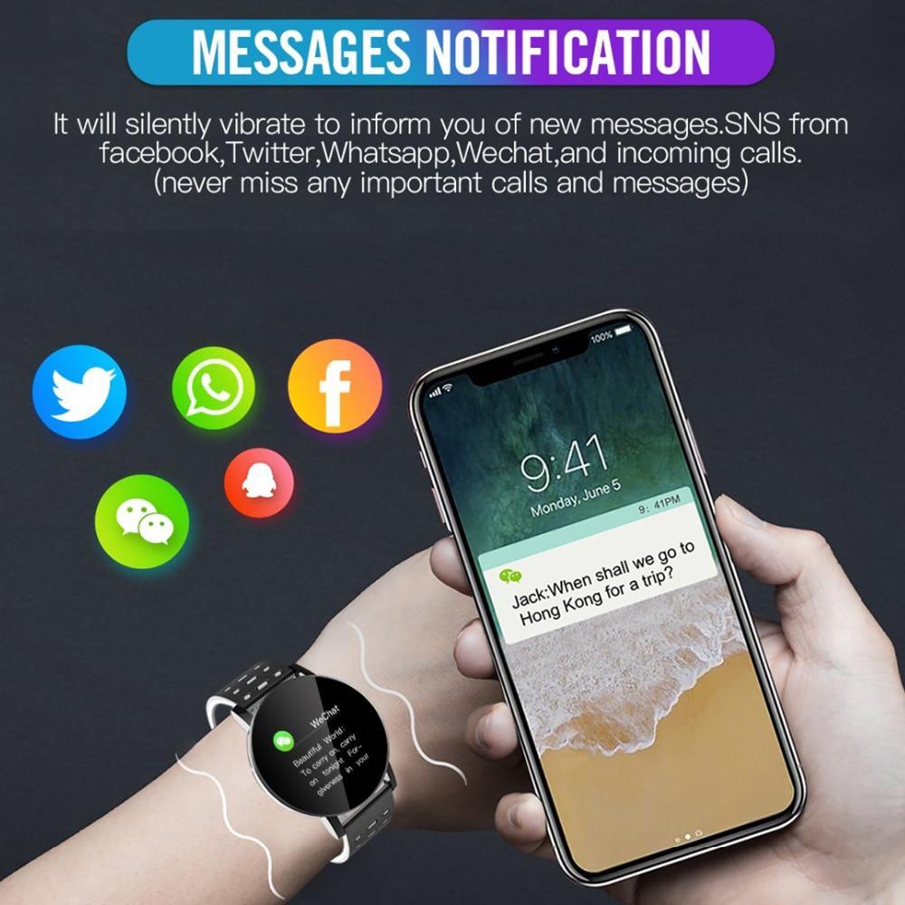 New Bluetooth Smart Watch For Men and Woman With Multifunction Blood Pressure Smartwatch  Sport Tracker Band For Android IOS and WhatsApp Connection - SJB-DIAMOND ELITES