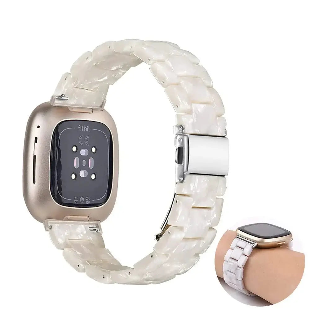 Fitbit Versa & Sense Resin Band - Stylish Straps for Sense - SJB-DIAMOND ELITES