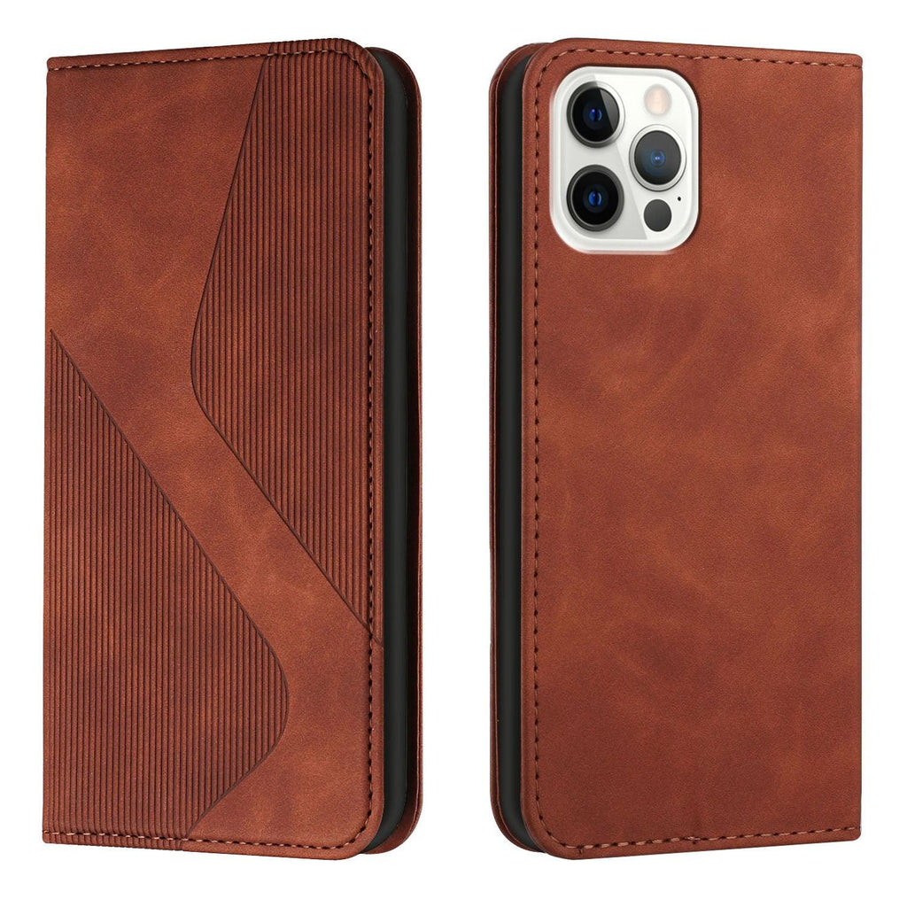 Luxury Blue Flip Wallet Case For iPhone 14 13 12 Mini Plus 11 Pro Magnetic Cards Phone Cover Magnetic PU Leather Phone Case Classic S-shaped Simple Flip Wallet Cover Stevvex