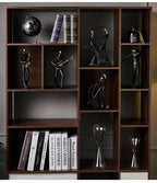 Abstract Sculpture Human Figurines Modern Home Decoration Resin Character Statue Living Room Office Bookshelf Decor Accessories