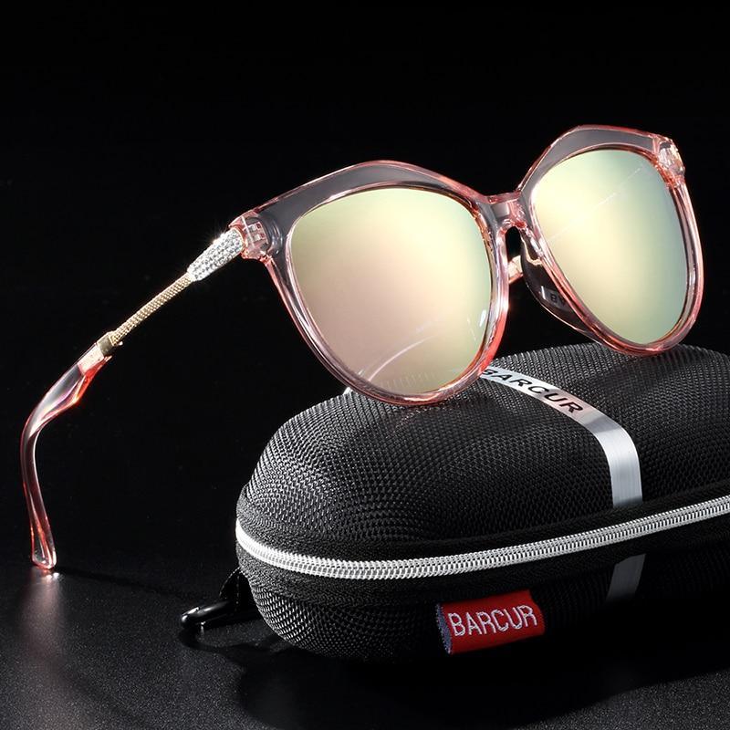 Stevvex  Polarized Cat Eye Sunglasses Women Gradient Round Sun glasses for Women oculos lunette de soleil femme - SJB-DIAMOND ELITES
