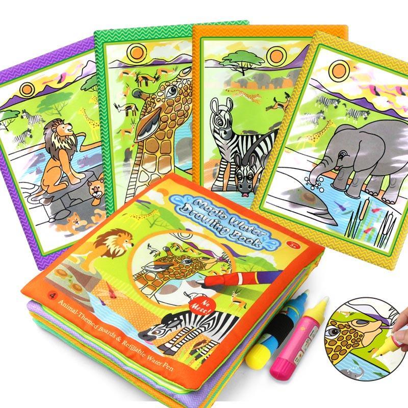 Coolplay  Magic Water Drawing Book Coloring Book Painting Board Doodle Book in Drawing Toys Educational Toys - SJB-DIAMOND ELITES