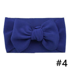 Baby Girls Headband Big Bow Hair Band Kids Adjustable Head Wrap Turban Infant Hair Accessories