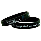 Silicone Wristband Rubber Motivation Bracelet Perfect Gift For Men Unique Jewelry Cool Style - SJB-DIAMOND ELITES