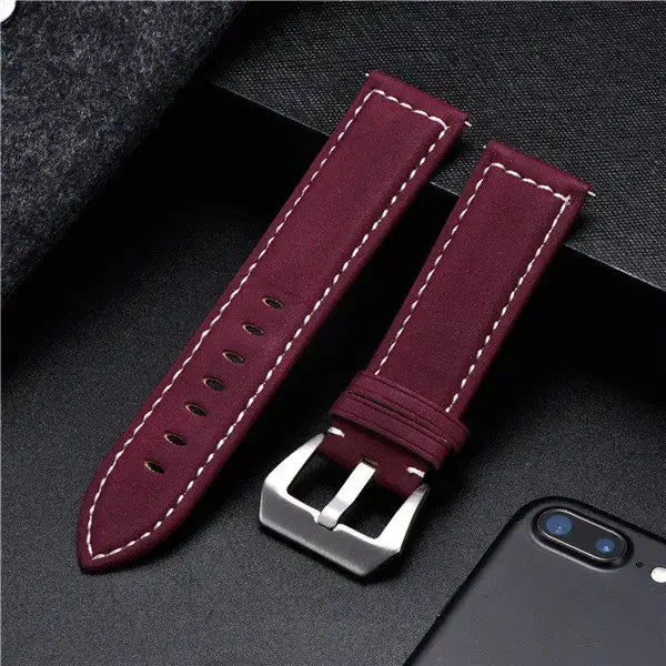 Samsung Galaxy Watch Leather Band - Classic Genuine Design - SJB-DIAMOND ELITES