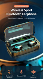 Bluetooth V5.0 Earphones Wireless Headphones With Microphone Sports Waterproof Headsets 2200mAh Charging Box For Android - SJB-DIAMOND ELITES