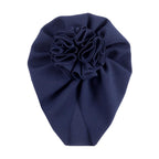Baby Flower Turban Headwraps Caps Elastic Hair Accessories Bow For Baby Girls