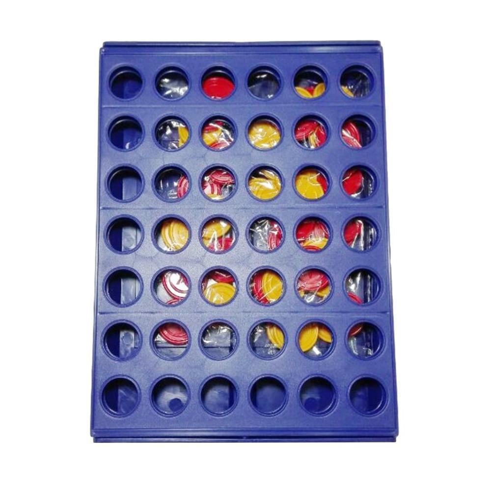 1 Set Connect 4 In A Line Board Game Foldable Children's Educational Toys for Kid Sports Entertainment Gifts For Kids Birthday - SJB-DIAMOND ELITES