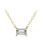 Modian Genuine 925 Sterling Silver Fashion Charm AAA Zirconia Pendant Necklace For Women Silver Female Necklaces Fine Jewelry
