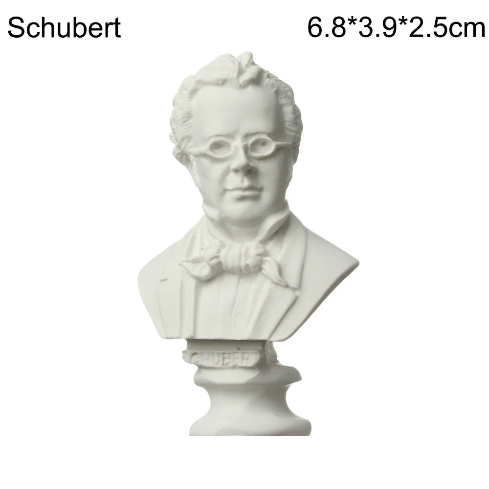 Mini Plaster Statue Greek Mythology Celebrities Famous Sculpture Figurine Drawing Practice Gypsum Bust Portraits Lootquake LLC