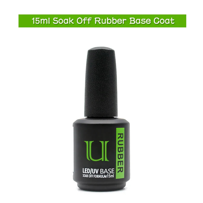 Super Black and White Semi-permanent Varnish 15ml Classic Gel Nail Polish Nails Art Basis Permanent Enamel Soak Off uv Gel lak Lootquake LLC