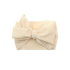 Baby Girls Headband Toddler Big Bow Hairband Cute Solid Stretch Turban For Baby Girls