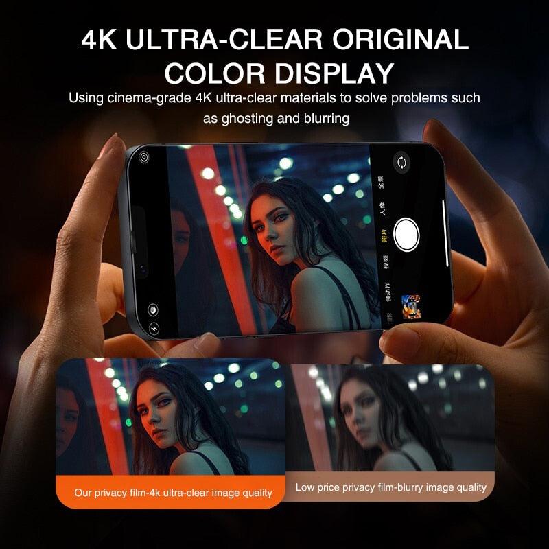 Full Cover Anti-Spy Screen Protector For iPhone 11 12 13 PRO MAX Privacy Glass For iPhone 14 Pro 8 Plus XS Max XR Tempered Glass Anti-Spy  Privacy Screen Protector for iPhone Stevvex