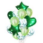 14Pcs Multi Confetti Balloons For Happy Birthday Party Balloons In Several Luxury Variant Helium Ballons For Celebrations for Boy Girls and  Babies party - SJB-DIAMOND ELITES