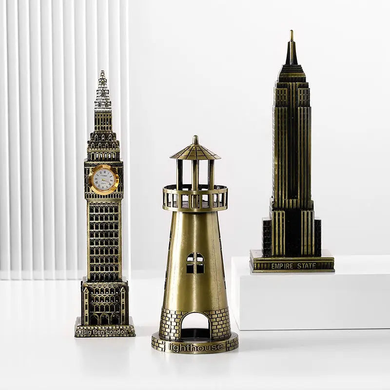 Statue of Liberty Graduation Gift Desktop Creative Home Living Room Decoration Ornaments Room Wine Cabinet Pisa Tower Crafts Lootquake LLC