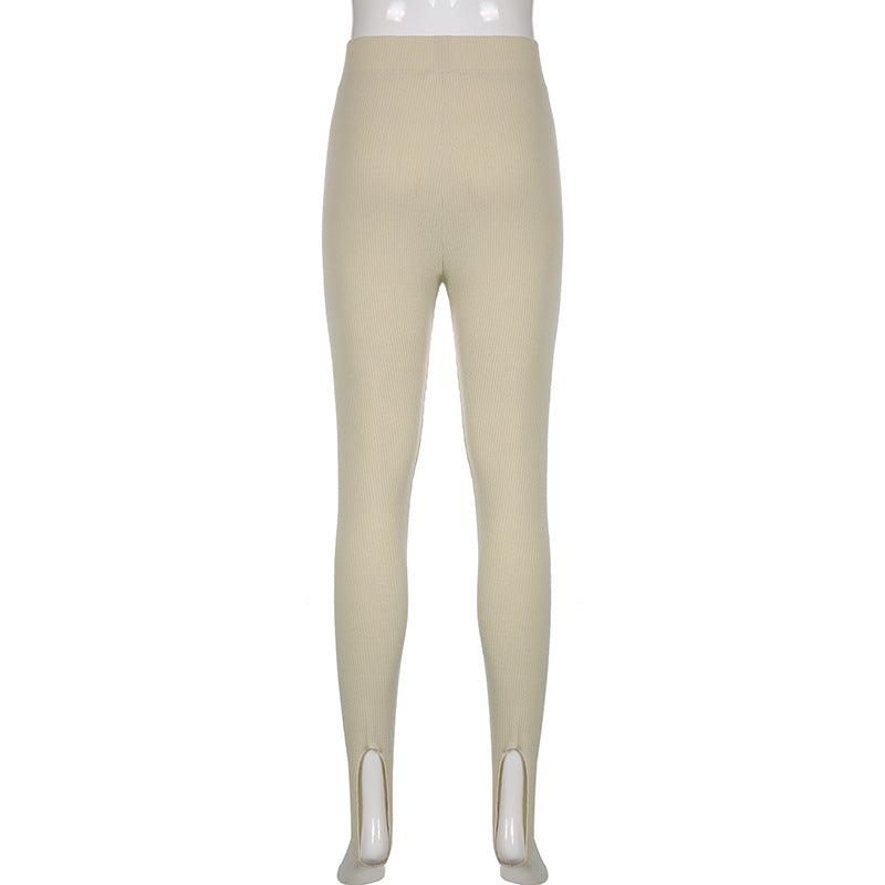 Elegant High Waist Cotton Fitness Basic Pants Casual Spring New Female Skinny Leggings Women Seamless Fitness Leggings Women Seamless Push Up Leggings Workout Pants Breathable Pants Stevvex