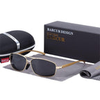 Luxury Elegent Rectangle Polarized Sunglasses Photochromic Driving Glasses For Men and Boys With UV400 Protection - SJB-DIAMOND ELITES