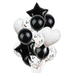 14Pcs Multi Confetti Balloons For Happy Birthday Party Balloons In Several Luxury Variant Helium Ballons For Celebrations for Boy Girls and  Babies party - SJB-DIAMOND ELITES