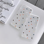 Cute Hearts Pattern Slim Thin Soft Shockproof Silicone Protective Case Case For Iphone 11 Case Cover Silicone Soft Cover For Iphone 5 5s Se 2020 6s 7 8 Plus Xs 11 Pro Max X Xr
