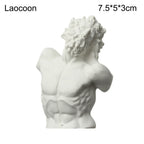 Mini Plaster Statue Greek Mythology Celebrities Famous Sculpture Figurine Drawing Practice Gypsum Bust Portraits Lootquake LLC