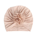 Modern Turban Baby Girls Bow Turban Hats Cotton Kids Beanie Children Hats Accessories For Girls Baby