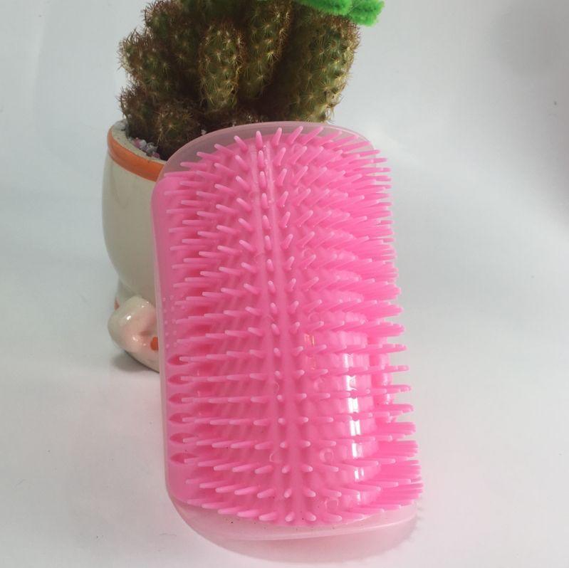 Massager for Cats Pet Products Pets Goods Brush Remove Hair Comb Grooming Table Dogs Care Accessories Things Strip  Soft Cat Massage Brushes Wall Mounted Scraper for Kitten Stevvex
