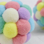 Fashion New Plush Pet Toy Cat and Dog Self-Hey Funny Cat Bite-Resistant Toy Ball Cute Funny Interactive Toy Balls For Cats Multicolor Toy Balls For Cat Stevvex