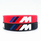 Hologram Bracelet ///M Sport M Power Black White Silicone Wristband Bangle for Auto Club Fans M3 M5 M6 3/5/7 Series - SJB-DIAMOND ELITES