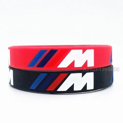 Hologram Bracelet ///M Sport M Power Black White Silicone Wristband Bangle for Auto Club Fans M3 M5 M6 3/5/7 Series - SJB-DIAMOND ELITES
