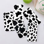 Slim Fit  Lightweight Black White  Print Silicone Case For iPhone 11 Pro 7 8 Plus X XR XS Max iphone 11 Cell Phone Case Cover White Black Pattern Print Silicone Unisex Case