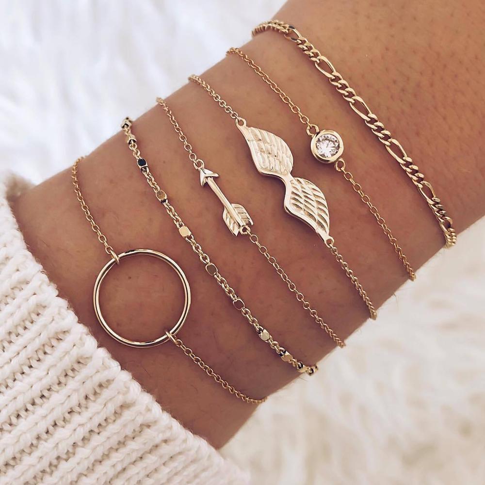 Modern Fashion New Luxury Different Style Elegant Elephant Tree Of Life Tassel Chain Bracelet Sets For Women Jewelry Trend Sets For Her - SJB-DIAMOND ELITES