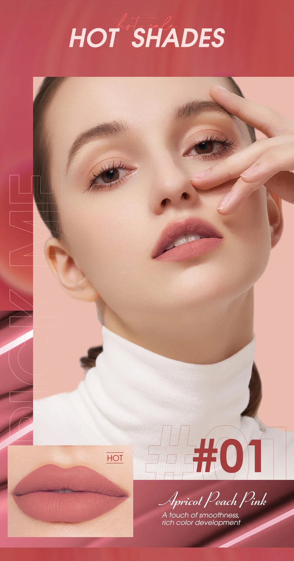 O.TWO.O 12 Color Liquid Lipstick Matte Finish Sexy Silky Lip Gloss Waterproof Kiss-proof Lasting Lip Glaze Lip Tint Cosmetics Lootquake LLC