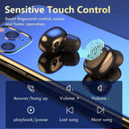 STEVVEX Wireless Headphones  Bluetooth Earphones 5.0 with Mic Sports Waterproof Headsets Touch Control Mini In-ear Music Earbuds - SJB-DIAMOND ELITES