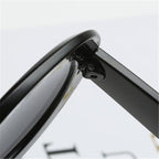 Luxury Round Oversized Big Frame Oval Vintage Elegant Woman Sunglasses  Oculos De Sol Gafas - SJB-DIAMOND ELITES