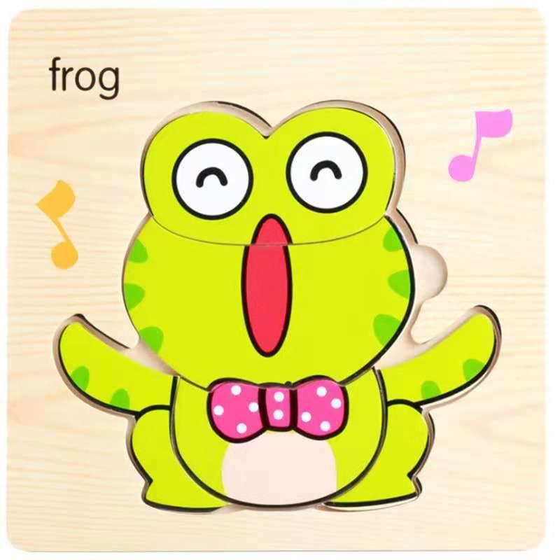 3D Wooden Children Interesting Puzzle Toys With Animals and Cars Exellent Puzzles Intelligence Kids Early Educational Toys For Children - SJB-DIAMOND ELITES