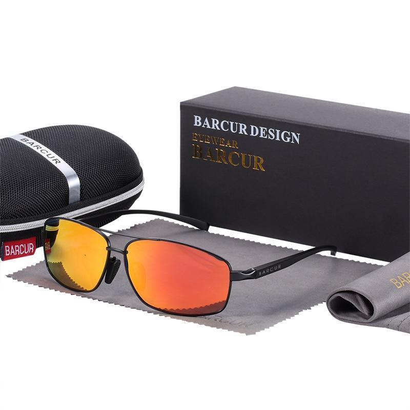 Luxury Elegent Rectangle Polarized Sunglasses Photochromic Driving Glasses For Men and Boys With UV400 Protection - SJB-DIAMOND ELITES