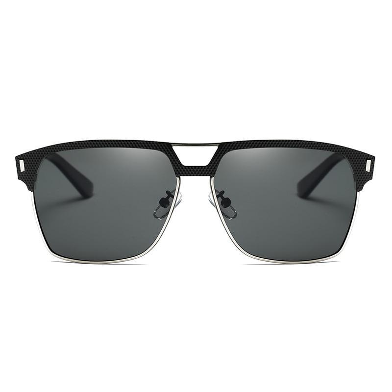 Luxury  High Quality Polarized Sunglasses Metal Frame Sunglasses For Men In Business Retro Modern Style With UV400 Protection - SJB-DIAMOND ELITES