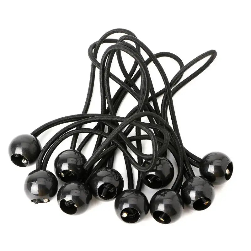 20/50pcs Set Outdoor Supplies Elastic Rope Ball Hiking Tent Accessories Bands Bungee Cords  Tarp Tie Down Strap Camping Belts