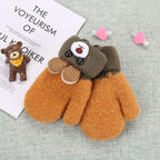 New Fashion Children Winter Caps For Baby Kids Girl Solid Knitted Thick And Modern Caps