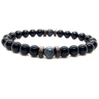 Lava Stone Men Wrist  Bracelet Natural Moonstone Bead Tibetan  Chakra Diffuser Bracelets For Men Jewelry Cool Gifts - SJB-DIAMOND ELITES