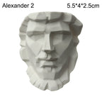 Mini Plaster Statue Greek Mythology Celebrities Famous Sculpture Figurine Drawing Practice Gypsum Bust Portraits Lootquake LLC