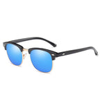 Luxury Popular  Famous Retro Semi-Rimless Brand Designer Sunglasses For Women and Men Polarized Classic Oculos De Sol Gafas Retro EyeglassesWith UV400  Sunglasses - SJB-DIAMOND ELITES