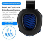 Professional Led Light Gaming Headphones for Computer Adjustable Bass Stereo PC Gamer Over Ear Wired Headset With Mic - SJB-DIAMOND ELITES